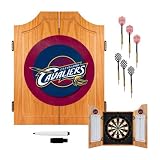 NBA Cleveland Cavaliers Wood Dart Cabinet Set