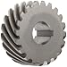 Boston Gear H1020R Plain Helical Gear, 45 Degree Helix, 14.5 Degree Pressure Angle, 0.750 Bore, 10 Pitch, 20 Teeth, Steel, RH