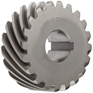 Helical Gear, 12 Pitch, 12 Teeth, 45° Helix, 14.5° PA, 0.625" Bore, Steel, Right Hand – For Machinery & Drives