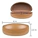 Sunglass Case Hard Shell | Large Eye Glasses Case For Men And Women | Protective Holder for Eyewear | Fits Most Eyeglasses | Light Brown