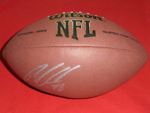 Ryan Clady Autographed NFL Wilson Composite Football, Denver Broncos, Boise State Broncos, Proof Photo of Ryan Signing for Us.