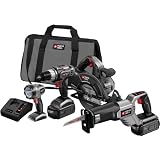 Porter-Cable PC418C-2 18-Volt NiCd Cordless 4-Piece Combo Kit