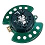 Dramm 15024 ColorStorm 9-Pattern Premium Turret Sprinkler With Heavy Duty Metal Base - Green