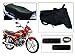 Vheelocity Combo of 72615 Black Motorcycle Body and Seat Cover with Free Acupressure Grip for Hero Splendor+ RS.599.00
