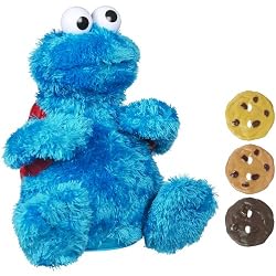 Sesame Street Count And Crunch Cookie Monster Plush
