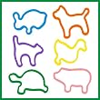 Crazy Bands Pet Glow in the Dark Rubber Bandz Band Wristband (24)