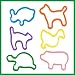 Crazy Bands Pet Glow in the Dark Rubber Bandz Band Wristband (24)