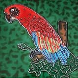 IMAGE OF Scarlet Mccaw Decorative Ceramic Wall Art Tile 6x6