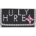 HURLEY Hound Dog Checkbook Wallet - Black