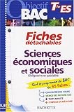 Sciences économiques et sociales Tle ES
