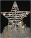 Silver Grapevine Star Lighted Christmas Tree Topper - 10 Clear Lights #ES61-151