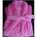Kitchen & Housewares : Ladies Luxury Microfibre PINK Bath Robe sz M