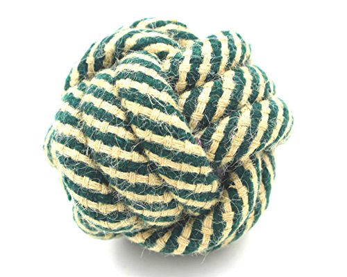 Funtoy Teething Durable Cotton Knot Rope Dog Toy Ball Chew Toy