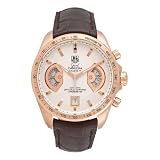 TAG Heuer Mens CAV514B.FC8171 Grand Carrera Calibre 17 RS Automatic Chronograph White Dial Watch by TAG Heuer