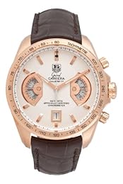 TAG Heuer Men s CAV514B FC8171 Grand Carrera Calibre 17 RS Automatic Chronograph White Dial Watch