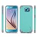 S6 Case, Tauri [Dual Layer] Samsung Galaxy S6 [Slim Thin] Hybrid Armor Defender Case Cover For Samsung Galaxy S6 - Mint