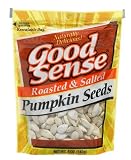Good Sense Roasted and Salted Pumpkin Seeds, 4.5-Ounce Bags (Pack of 12)