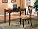 Secretary Writing Desk in Dirty Oak Finish with Chair