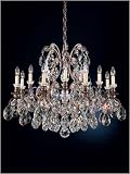 Schonbek 3790-23SH Etruscan Gold / Silver Shade Renaissance Crystal Thirteen Light Up / Down Lighting Chandelier from the Renaissance Collection