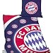 FC Bayern M�nchen Fu�ball Fanartikel - Bettw�sche - hautsympathisch und atmungsaktiv - waschbar bei 
60 �C - ein Qualit�tsprodukt - hergestellt nach neuesten Erkenntnissen des Gesundheits- und 
Umweltschutzes