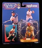 BARRY LARKIN / CINCINNATI REDS 1998 MLB Starting Lineup Action Figure & Exclusive Collector Trading Card