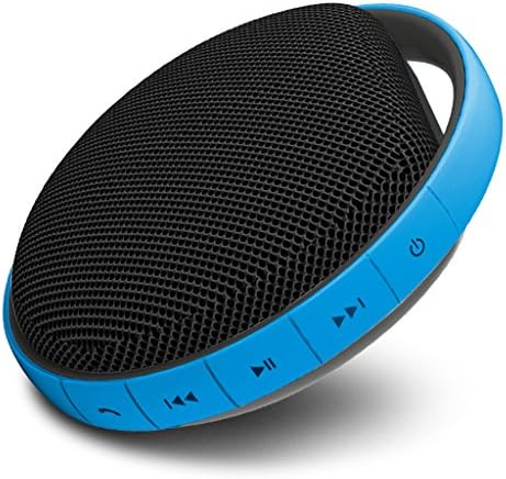 MIIKEY Portable Water-Proof Bluetooth Speaker with Built-In Microphone (Blue)