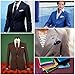 ciciTree 26pcs Men Polyester Silk Satin Handkerchief Pocket Square 22 x 22cm Gift