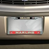 MLB Miami Marlins Chrome License Plate Frame ()