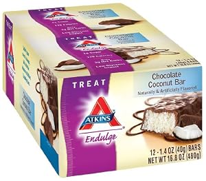 Atkins - Endulge Chocolate Coconut Bar, 12 bars
