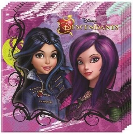 Procos Disney Descendants Paper Party Lunch Napkins by The Descendants