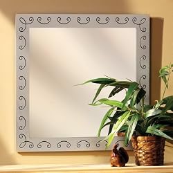 3 WAY WALL MIRROR - 3 WAY SWIRL WALL MIRROR - wall mirror