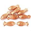 Fish Beads Copper Plated Unique Spacer 18mm Approx 8