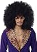 Super Jumbo Black Afro Wig Adult