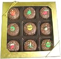 Gift Box Of 9 Oreo's Chocolate Christmas Assortment, Milk Chocolate