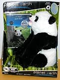 Planet Toys Planet Earth Large Plush Animals with unseen footage DVD Assortment - Giant Panda