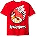 Angry Birds Boys' Big Boys' Short Sleeve T-Shirt Shirt, Red, Medium-10/12