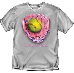 Pretty in Pink - Softball - Womens T-Shirt