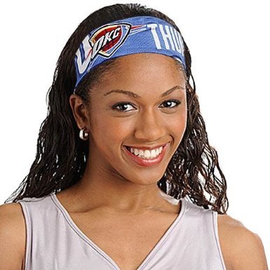 NBA Oklahoma City Thunder Headband: Jersey Fanband
