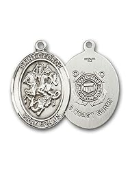 Sterling Silver St. George Medal