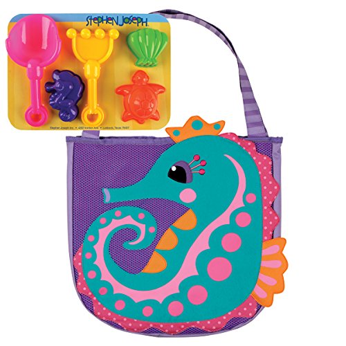 Stephen Joseph Seahorse Beach Tote