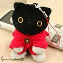 靴下にゃんこ ぬいぐるみホルダー(ネコ耳フード付き) MK58801