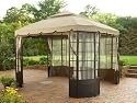 Replacement Canopy for Sears / Kmart Garden Oasis Bay Window Gazebo (Fabric Canopy Top Only)