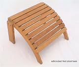 InsideOut Teak Adirondack Foot Stool (teak)