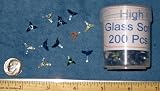 Box of 190 Large Jacks Style Glass Pipe Screens