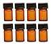 Stylish Essential Oil Key Chain with 8 5/8 Dram (2 ml) Vials and Blank Labels - Fits Easily in a Purse or Makeup Bag - Carry Your Favorite Essential Oils Everywhere You Go! (Blue/Green Chevron)