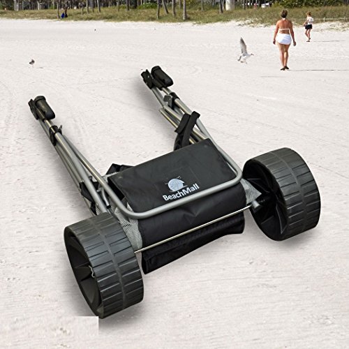 Galleon Super Wide Wheel Wonder Wheeler Beach Cart Mist Color Frame