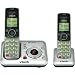 VTech CS6429-2 DECT 6.0 Cordless Phone, Silver/Black, 2 Handsets