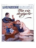 La Vie Parisienne, Couples Erotica Nudes Women Affairs Magazine, France, 1936 Collections Giclee Poster Print, 12x16