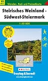 Freytag Berndt Wanderkarten, WK 411, Steirisches Weinland - S&uuml;d/West-Steiermark 1:50.000 - Freytag-Berndt und Artaria KG