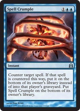 Magic: the Gathering - Spell Crumple - Commander